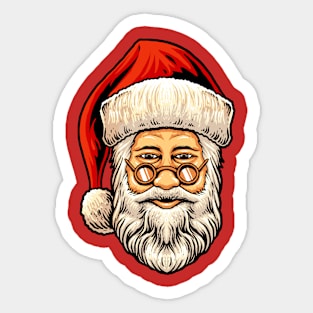 Funny Santa Christmas Love Winter Funny Gift 2021 Sticker